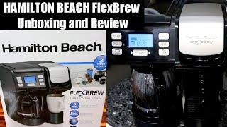 Hamilton Beach FlexBrew Coffee Maker  Unboxing Review and Detailed Demo on How to Set Up and Use