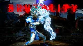 MK11 All Frost Brutalities Fatalities Friendship Fatal Blow & Ending