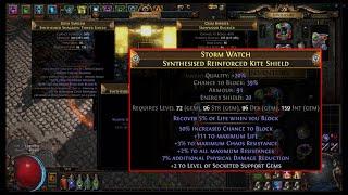 Path of Exile 3.25 - How to craft my Absolution Elementalist shield using Recombinators