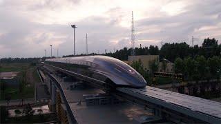 Worlds first 600 kmh high-speed maglev train rolls off assembly line