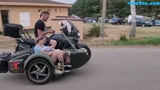 Honda Varadero side car wózek boczny. Zemplinska Sirava 2022