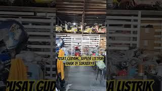 pusat gudang sepeda listrik anak di surabaya #sepedalistrik #shorts