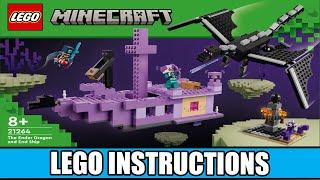 LEGO Instructions - Minecraft - 21264 - The Ender Dragon and End Ship - Minifig-scale All Books