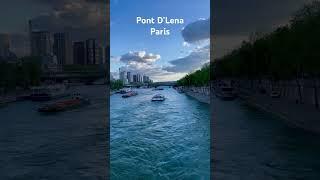 Pont D’lena Paris boat spotting #paris #boat #barge #boats #eiffeltower