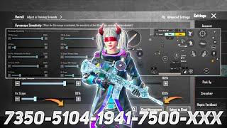 New Update 3.3Best Sensitivity Code + Control Settings Pubg MobileBgmi Sensitivity 2024