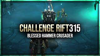 Diablo 3 - Challenge Rift 315 - Season 28 - Blessed Hammer Crusader - North America