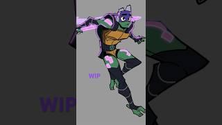 Donnie is just in the bg #animation #rottmnt #donnie #saverottmnt #riseoftmnt #donatello