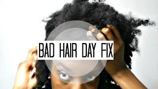 Easy Bad Hair Day Fix  Natural Hair