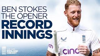  FASTEST Test Half-Century For England  Ben Stokes Smashes 57* off 28 Opening The Batting