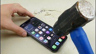 Titanium iPhone 15 Pro Hammer & Knife Scratch Test