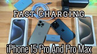 iPhone 15 Pro And Pro Max  Best FAST Chargers 