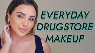 How to create a SIMPLE everyday makeup look using DRUGSTORE makeup  Nina Ubhi