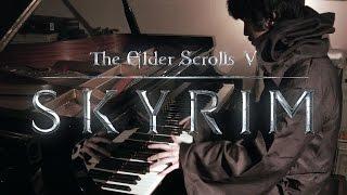 TES V Skyrim - Dragonborn Main Theme - Virtuosic Piano Solo  Leiki Ueda