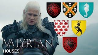 Game of Thrones Prequel Valyrian Houses in Westeros History  House of the Dragon