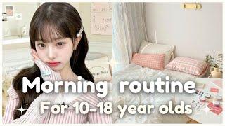 10 - 18 year olds school morning routine 