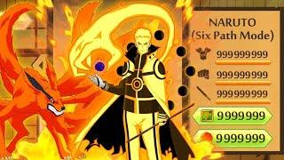 เกม Shadow Fight 2 Naruto Six Path Mode  ล่าสุด  ชุดครบ  Lv.52 Max