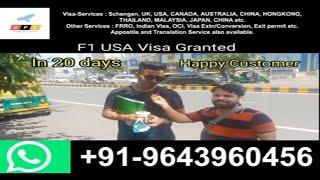 Usa F1 visa approved  F1 visa interview india  F1 visa interview experience