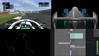 F1 2021 telemetry data visualization in TouchDesigner