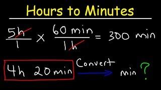 Converting Hours to Minutes and Minutes to Hours