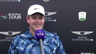 Robert MacIntyre Flash Interview Thursday Genesis Scottish Open 2024 © DP World Tour