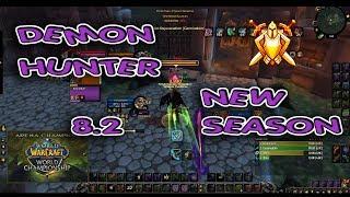 DEMON HUNTER ARENA 8.2 Season 3  Highest DH 2v2 BfA