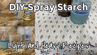 Make your own spray starch  Ironing starch  Diy pressing starch
