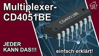 Was ist ein Multiplexer CD4051BE? - einfach erklärt  #EdisTechlab