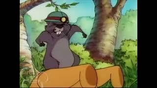 Stuck Clip Winnie the Pooh Plugging Up Gophers Hole