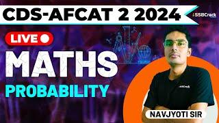 CDS & AFCAT 2 2024 Exam Maths Live - Probability
