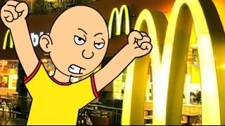 Caillou Misbehaves At McDonaldsGrounded