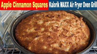 Apple Cinnamon Almond Flour Squares Kalorik MAXX Air Fryer Oven