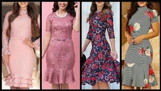 Mermaid midi dress ideas 2020 \\ Beautiful summer wear floral midi dresses 2k20