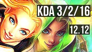 LUX & Senna vs ZERI & Zyra ADC  3216 1.5M mastery 500+ games  EUW Diamond  12.12