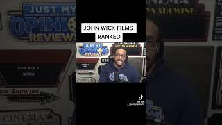 John Wick Films Ranked #johnwick4 #johnwick #short