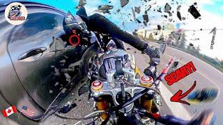 SHOCKING BRUTAL MOTORCYCLE CRASHES  CRAZY & EPIC Motorcycle Momment 2024 #1.