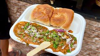 Street Style Tawa Wala Pav Bhaji Price ₹ 80- Only । Indian Street Food