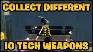 Collect Different IO Tech Weapons Fortnite