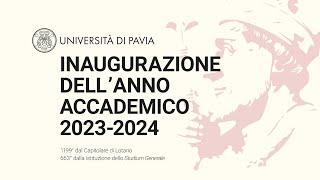 Inaugurazione dellAnno accademico 2023-2024 dellUniversità di Pavia