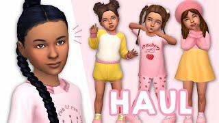 CC FOR KIDS & TODDLERS  Sims 4 Custom Content Haul Maxis Match