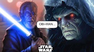 Why Palpatine REFUSED to Confront Obi-Wan Directly Was He Scared? - Star Wars Explained