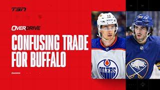 The Oilers trade McLeod and prospect Tullio to the Sabres for 2022 9th overall pick Matt Savoie