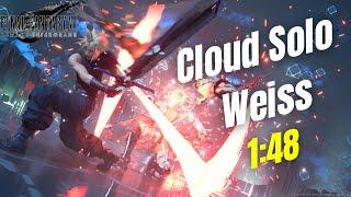 Cloud destroying Weiss the Immaculate No Healing  Final Fantasy VII Remake