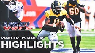 Michigan Panthers vs. Pittsburgh Maulers Highlights  USFL