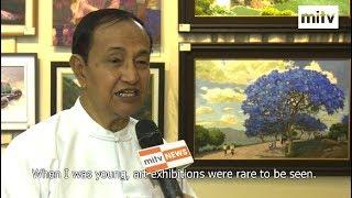 Today Myanmar - The 3rd Art Exhibition by Over 75-Year-Old Senior Artists