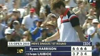 18 Year Old American Prodigy Ryan Harrison Defeats Former World #3 Ivan Ljubicic 2010 US OPEN