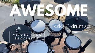 Perfect Beginner Drum Set  Fesley Electric Drum Set Review