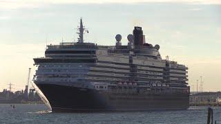 QUEEN VICTORIA  RECENT REFIT IN BELFAST REPOSITONED TO QEII CRUISE TERMINAL SOUTHAMPTON 020622