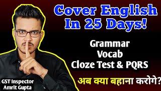 How To Revise English Just In 25 Days For SSC CGL PRE  Just Do It And Boost Your Score 