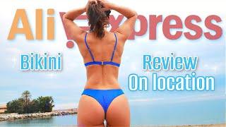 BRAZILIAN BIKINI Review ON LOCATION Try on Haul #swimwear