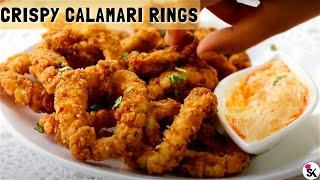 Calamari Recipe  Crispy Calamari Recipe  Fried Squid Recipe  Fried Calamari